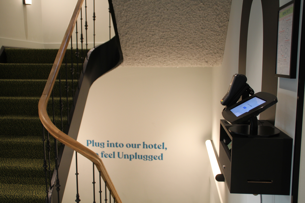 Bouncepad Counter vrijstaande tablet en iPad houder