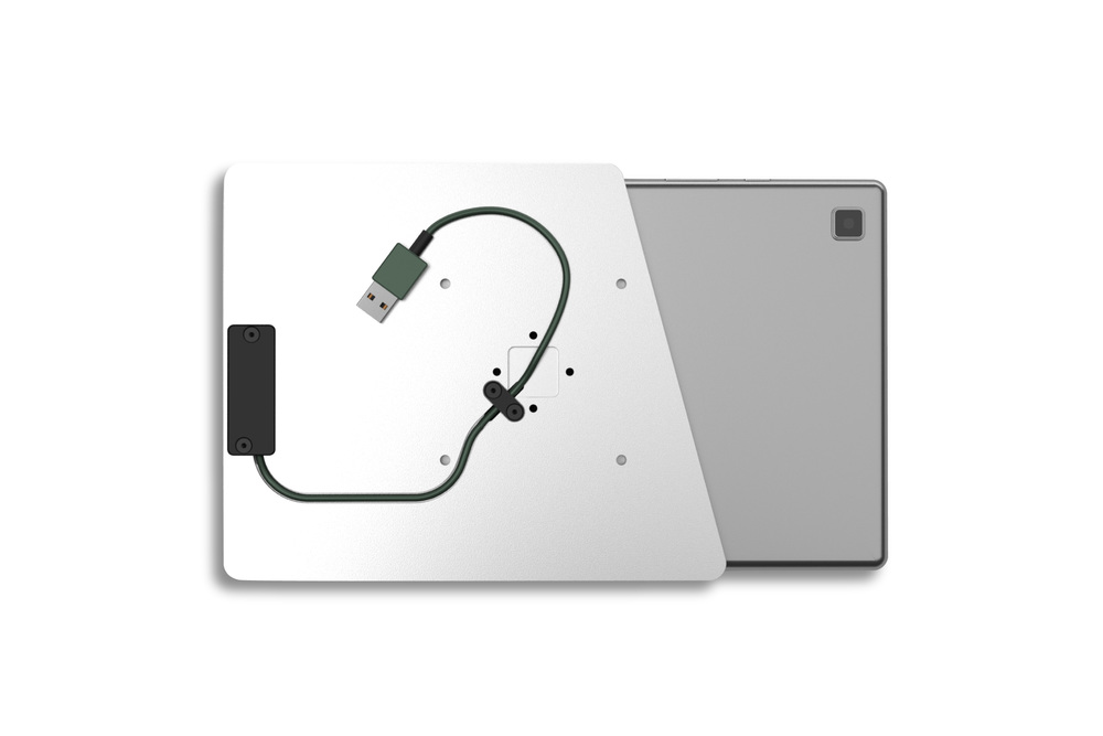 Displine Dame Wall Home for iPad Air 4 10.9/Pro 11 of iPad 10.2" Silver anode