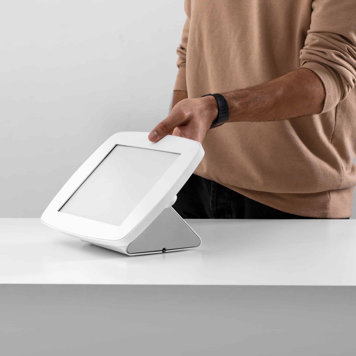 Bouncepad Flip kantelbare tablet / iPad kiosk