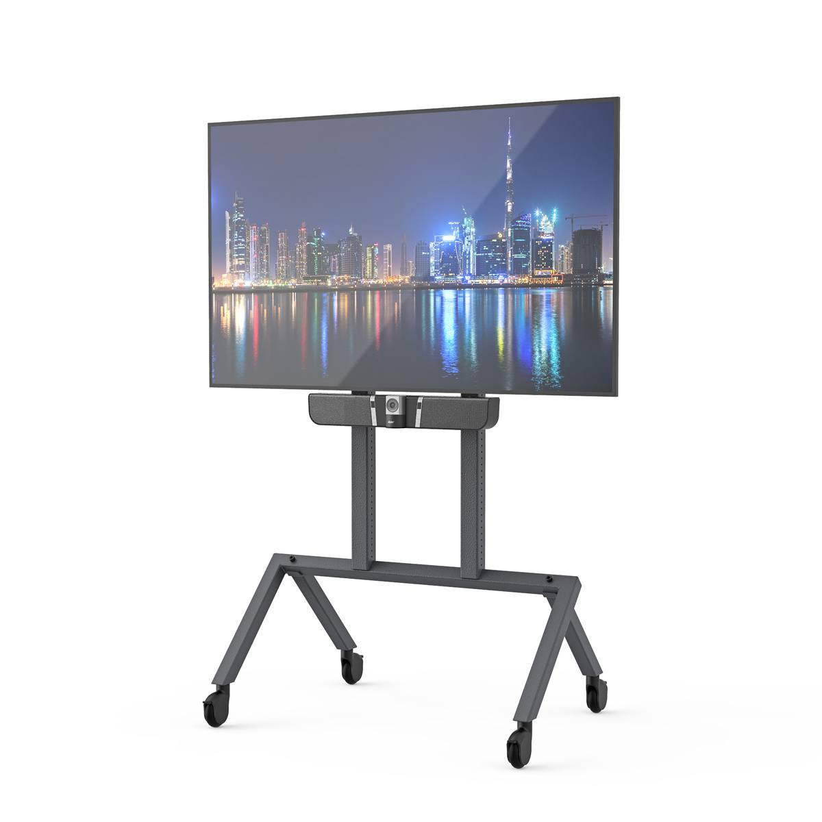 Heckler AV Cart Prime zwart vooraanzicht