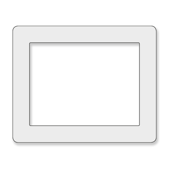 Reserve frontplaat voor Tabdoq