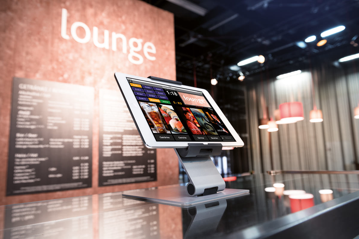 Universele tablet tafel standaard receptie