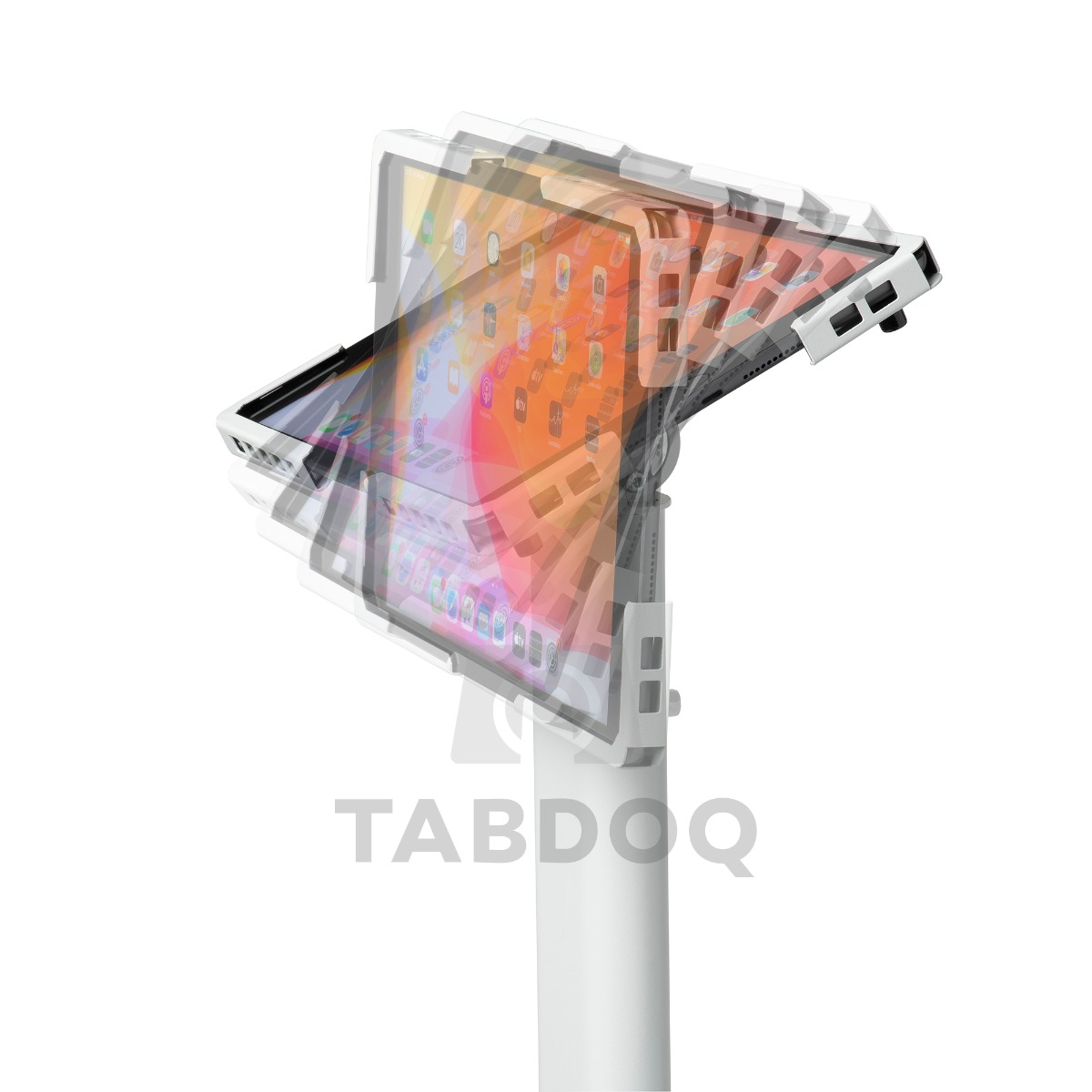 Tabdoq universele verstelbare tablet vloerstandaard